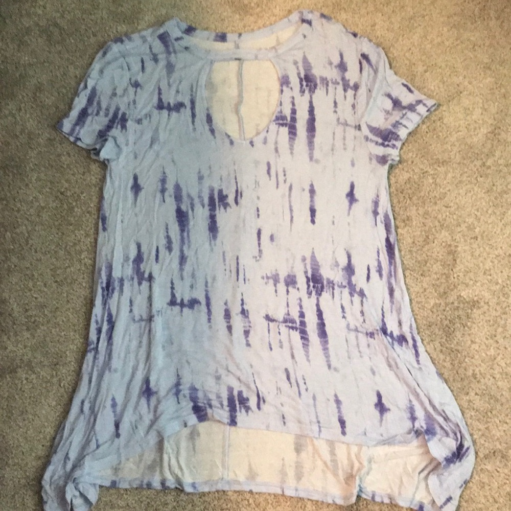 Mudd Tye Dye Keyhole Tee